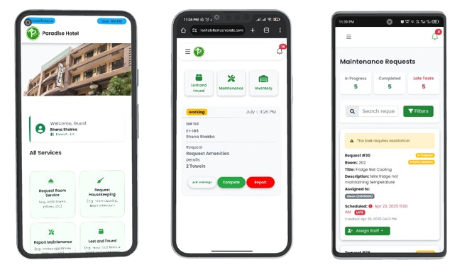 Hotel System Mockup